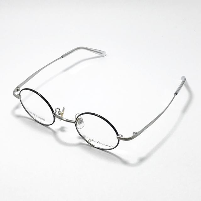 [ John Lennon ] ジョンレノン 度付可 日本製 made in Japan 丸メガネ クラシック 眼鏡 フレーム サングラス JL1134-2-42 マットブラウンデミ / シルバー リビジョン製レンズでお好きなサングラス作成可能