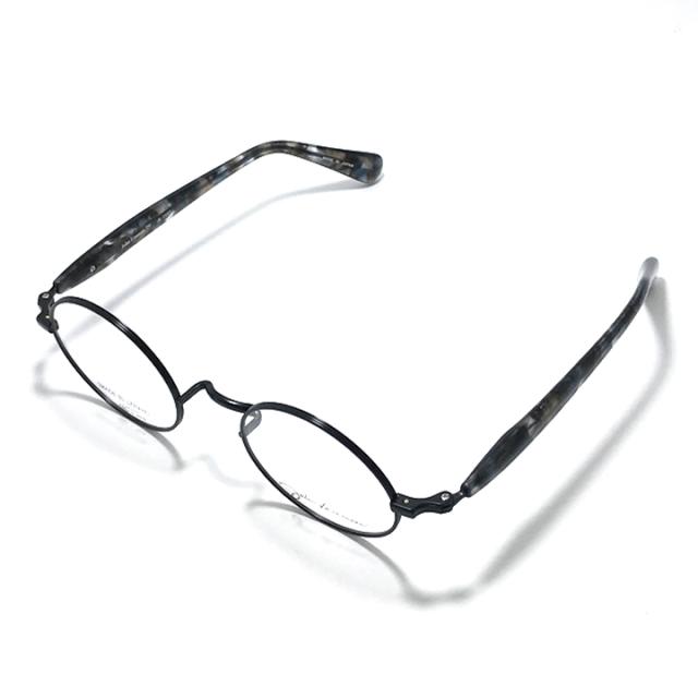 [ John Lennon ] ジョンレノン 度付可 日本製 made in Japan 丸メガネ クラシック 眼鏡 フレーム サングラス JL1137-4-46 マットブラック / ブラックデミ リビジョン製レンズでお好きなサングラス作成可能