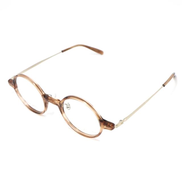 John Lennon ジョンレノン 日本製 made in Japan 丸メガネ クラシック 眼鏡 メガネ フレーム サングラス JL6022-4-43 度付可 ブラウンササ リビジョン製レンズでお好きなサングラス作成可能