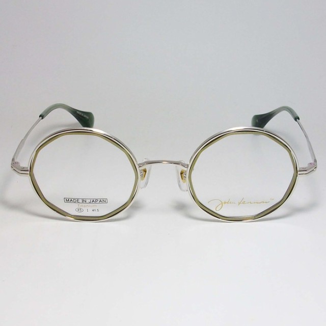 新販売店John Lennon ジョンレノン 日本製メガネフレーム JL-1087-4 十角形 丸メガネ 度付きレンズ可 近視 老眼鏡 遠近両用 伊達メガネ サングラス フルリム