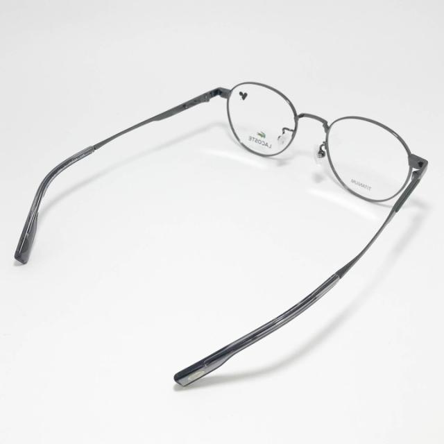 LACOSTE ラコステ 眼鏡 メガネ フレーム サングラス L2518LB-039-47 度付可 グレー グリーン リビジョン製レンズでお好きなサングラス作成可能