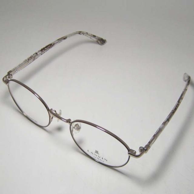 LANVIN ランバン 眼鏡 メガネ フレーム サングラス VLB025J-0K1B-49 度付可 ブラウン　ゴールド リビジョン製レンズでお好きなサングラス作成可能