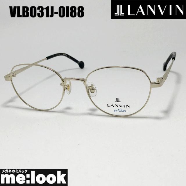 LANVIN ランバン 眼鏡 メガネ フレーム サングラス VLB031J-0I88-50 度付可 ゴールド リビジョン製レンズでお好きなサングラス作成可能