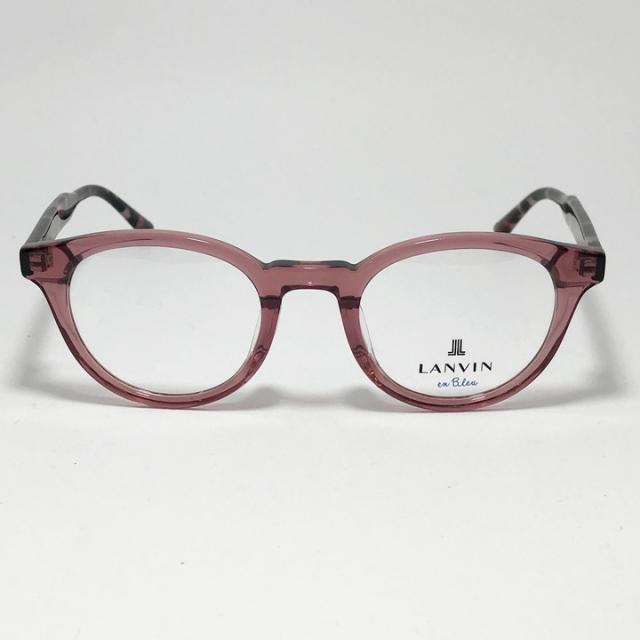 LANVIN ランバン 眼鏡 メガネ フレーム サングラス VLB032J-01AH-47 度付可 パープル リビジョン製レンズでお好きなサングラス作成可能