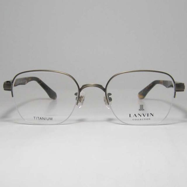LANVIN ランバン 眼鏡 メガネ フレーム サングラス VLC070J-0K9D-49 度付可 アンティークゴールド リビジョン製レンズでお好きなサングラス作成可能