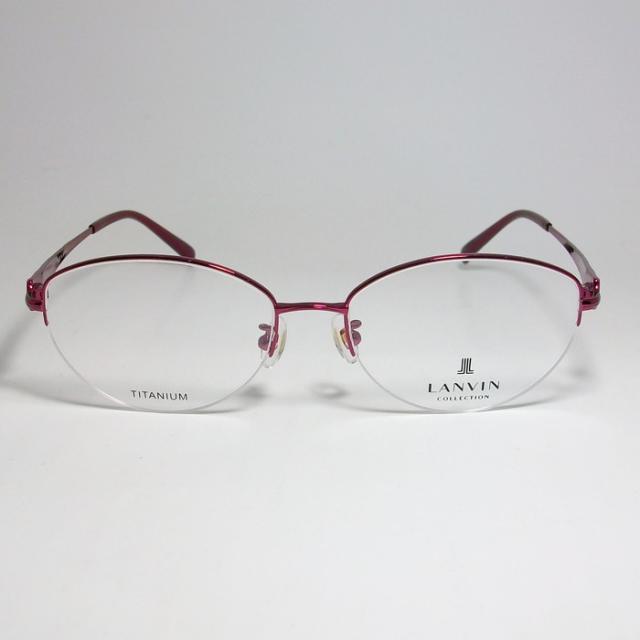 LANVIN ランバン 日本製 made in Japan レディース 眼鏡 メガネ フレーム サングラス VLC539J-08GL-55 度付可 ピンク系 リビジョン製レンズでお好きなサングラス作成可能