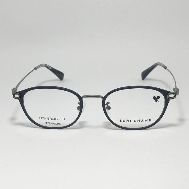 LONGCHAMP ロンシャン 眼鏡 メガネ フレーム サングラス LO2177LBJ-002-48 度付可 サテンブラック リビジョン製レンズでお好きなサングラス作成可能