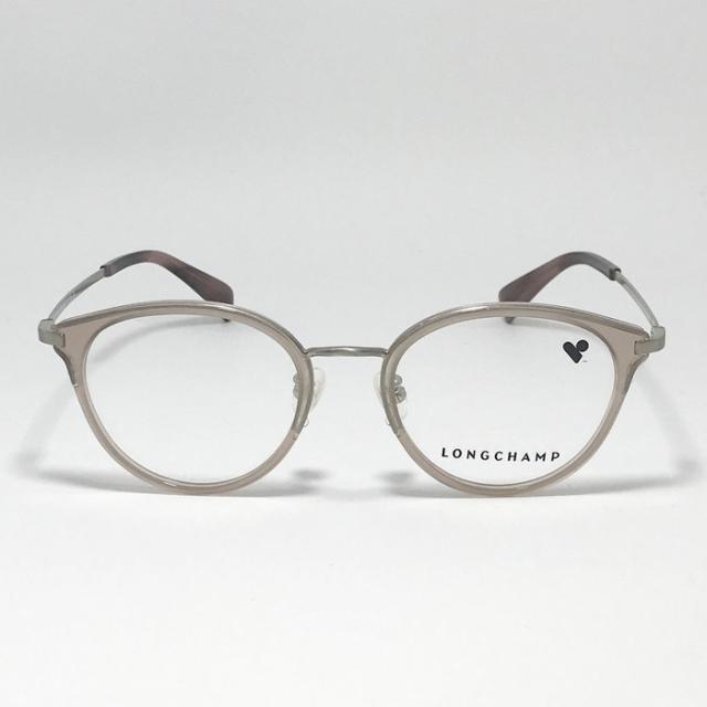 LONGCHAMP ロンシャン 眼鏡 メガネ フレーム サングラス LO2509J-042-48 度付可 グレージュ リビジョン製レンズでお好きなサングラス作成可能
