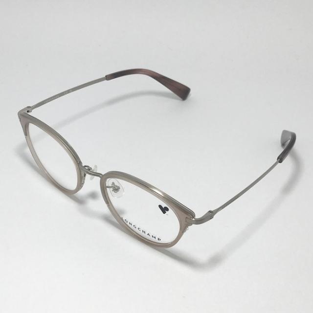 LONGCHAMP ロンシャン 眼鏡 メガネ フレーム サングラス LO2509J-042-48 度付可 グレージュ リビジョン製レンズでお好きなサングラス作成可能