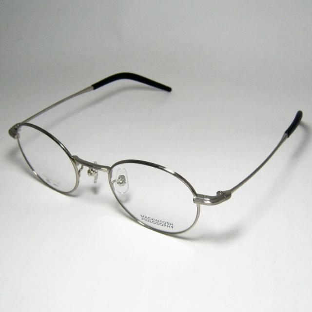 MACKINTOSH PHILOSOPHY マッキントッシュ フィロソフィー 眼鏡 メガネ フレーム サングラス MP1036-3-47 度付可 アンティークシルバー シルバー リビジョン製レンズでお好きなサングラス作成可能