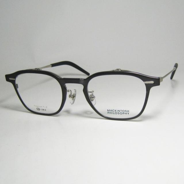 MACKINTOSH PHILOSOPHY マッキントッシュ フィロソフィー 跳ね上げ ハネアゲ 眼鏡 メガネ フレーム サングラス MP3008-2-48 度付可 マットクールグレー / ヘアラインシルバー リビジョン製レンズでお好きなサングラス作成可能