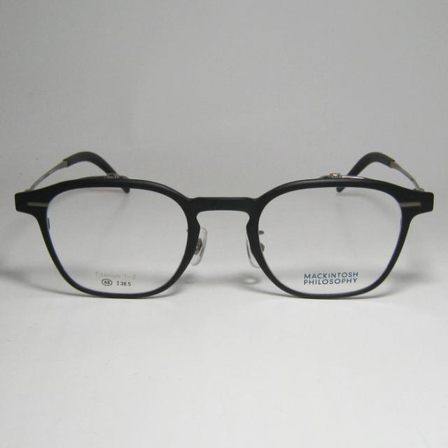 MACKINTOSH PHILOSOPHY マッキントッシュ フィロソフィー 跳ね上げ ハネアゲ 眼鏡 メガネ フレーム サングラス MP3008-3-48 度付可 マットブラック/ アンティークゴールド リビジョン製レンズでお好きなサングラス作成可能