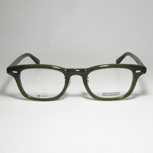 MACKINTOSH PHILOSOPHY マッキントッシュ フィロソフィー 眼鏡 メガネ フレーム サングラス MP5038-3-48 度付可 カーキーグリーン リビジョン製レンズでお好きなサングラス作成可能