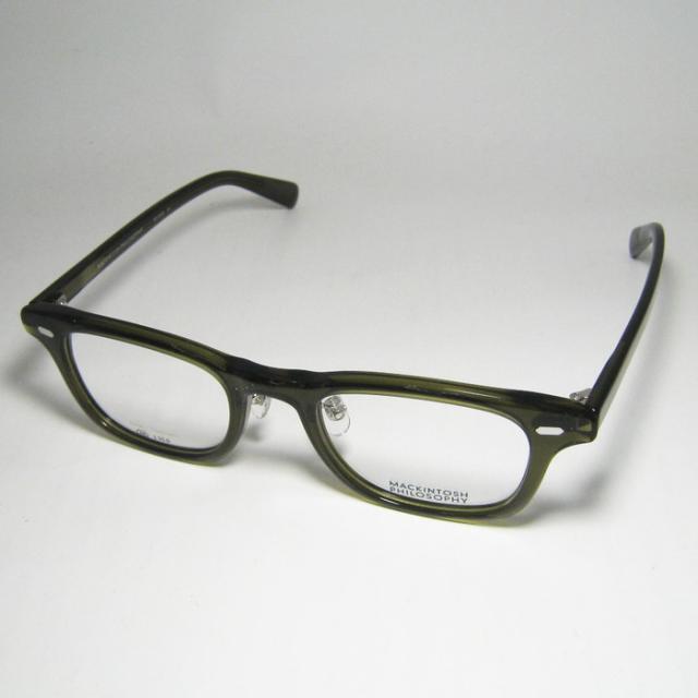 MACKINTOSH PHILOSOPHY マッキントッシュ フィロソフィー 眼鏡 メガネ フレーム サングラス MP5038-3-48 度付可 カーキーグリーン リビジョン製レンズでお好きなサングラス作成可能