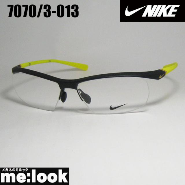 NIKE ナイキ VORTEX ボルテックス 軽量 スポーツ 眼鏡 メガネ フレーム 7070/3-013-57 度付可 マットブラック/イエロー