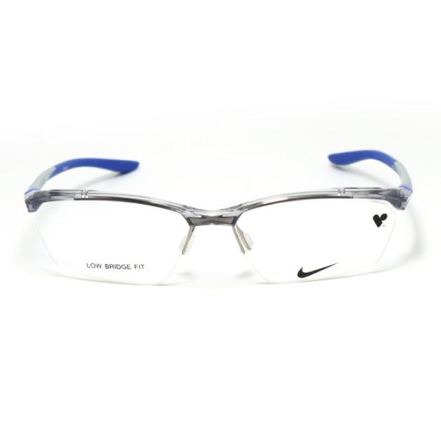 NIKE ナイキ 軽量 スポーツ 眼鏡 メガネ フレーム サングラス 7140AF-030-57 度付可 クリアグレー/ブルー