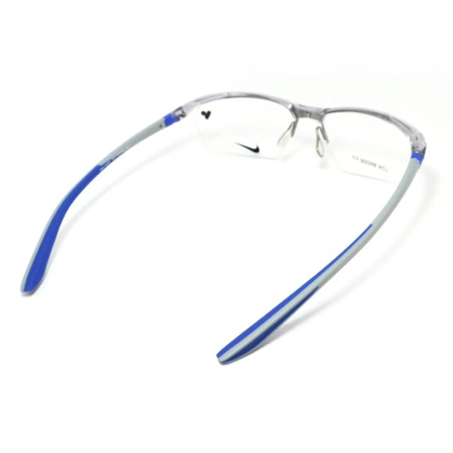 NIKE ナイキ 軽量 スポーツ 眼鏡 メガネ フレーム サングラス 7140AF-030-57 度付可 クリアグレー/ブルー
