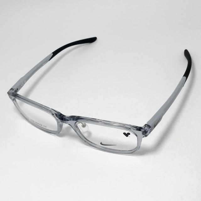 NIKE ナイキ 軽量 スポーツ 眼鏡 メガネ フレーム サングラス 7294LB-030-55 度付可 クリアグレー
