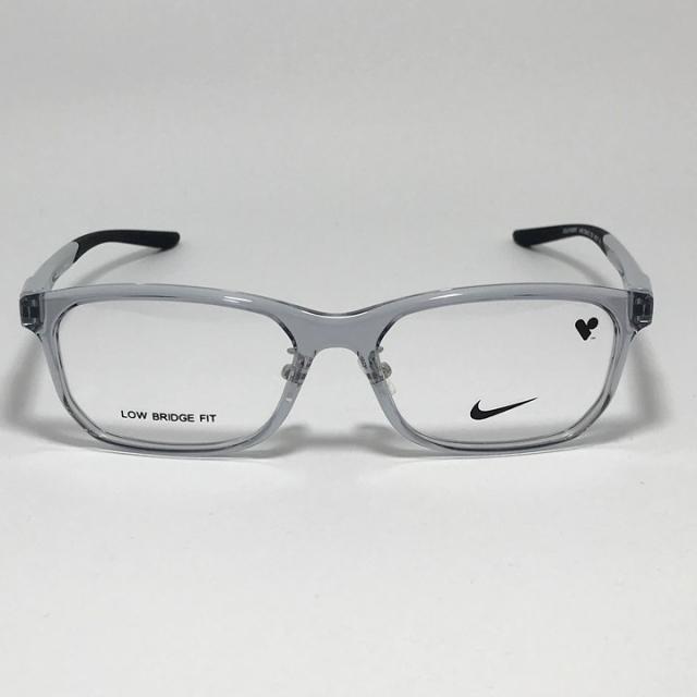 NIKE ナイキ 軽量 スポーツ 眼鏡 メガネ フレーム サングラス 7294LB-030-55 度付可 クリアグレー