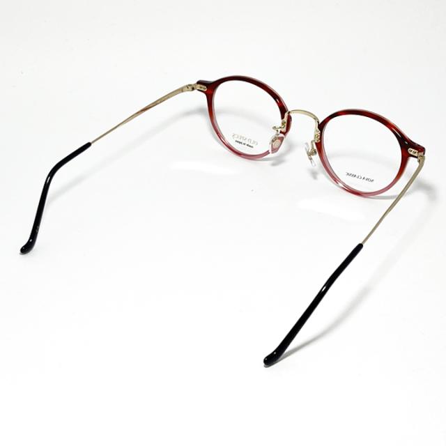 [ NOVA ] ノヴァ OLD SPECS オールドスペックス 国産 メガネ 眼鏡 フレーム 男女兼用 OS5039-6-47 ボストン セル メタル クリアレッド / ピンク / ゴールド 安心の日本製 / Hand made in Japan NOVA ] ノヴァ OLD SPECS オールドスペックス 国産 メガネ 眼鏡