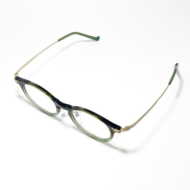 NOVA CLASSIC ノヴァ クラシック HAND MADE ITEM ハンドメイド 国産 クラシック 眼鏡 メガネ フレーム サングラス OS5042-5-45 度付可 クリアブラウン グリーン リビジョン製レンズでお好きなサングラス作成可能