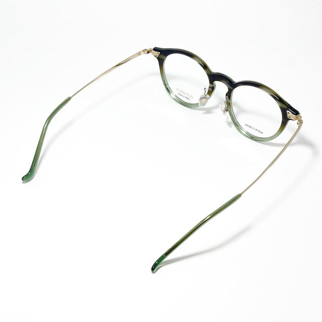 NOVA CLASSIC ノヴァ クラシック HAND MADE ITEM ハンドメイド 国産 クラシック 眼鏡 メガネ フレーム サングラス OS5042-5-45 度付可 クリアブラウン グリーン リビジョン製レンズでお好きなサングラス作成可能