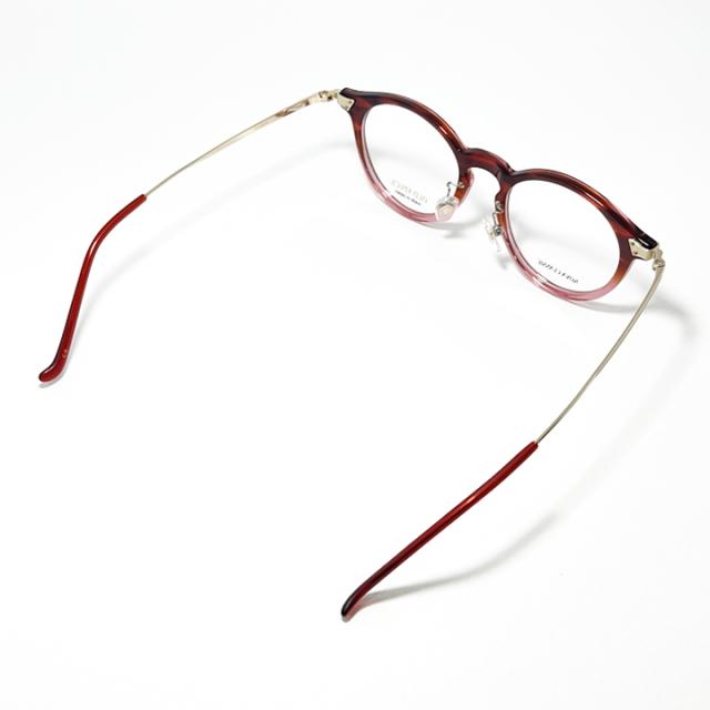 NOVA CLASSIC ノヴァ クラシック HAND MADE ITEM ハンドメイド 国産 クラシック 眼鏡 メガネ フレーム サングラス OS5042-6-45 度付可 レッドブラウンデミ リビジョン製レンズでお好きなサングラス作成可能