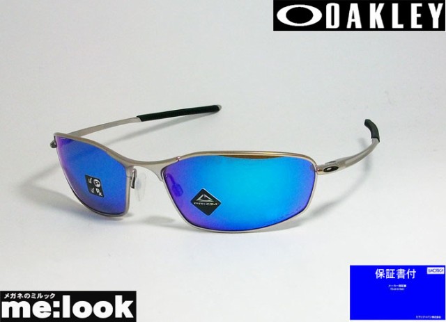 オークリー サングラス Oakley Oo4141 0460 偏光サングラス Whisker ウイスカー 0460 クローム プリズムサファイア ポララの通販はau Pay マーケット メガネのミルック