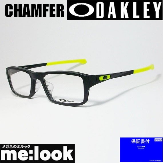 OAKLEY オークリー OX8045-0755 眼鏡 メガネ フレーム CHAMFER シャンファー 度付可 サテンブラック/レティーナバーン