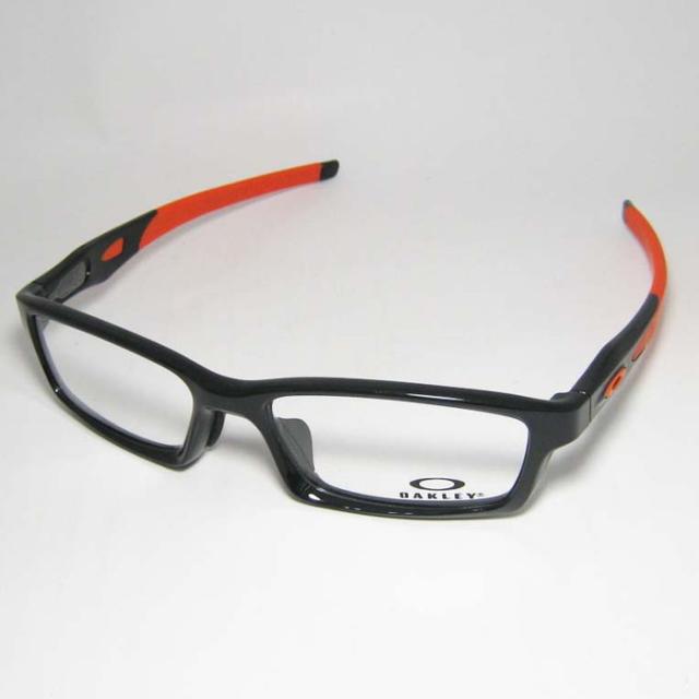 OAKLEY オークリー 眼鏡 メガネ フレーム サングラス CROSSLINK クロスリンク OX8118-0556 度付可 ポリッシュドブラック（艶あり） OX8029 リビジョン製レンズでお好きなサングラス作成可能