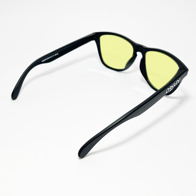[ OAKLEY × ReVision ] オークリー サングラス 9245-S-RECY 9245 ブラック イエロー FROGSKINS / フロッグスキン ReVision製レンズ Classic Yellow 9245-D054, 9245-8754などのフレームを使用 マットブラック ASIAN FIT / アジアンフィット