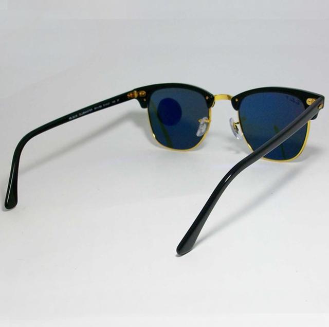 ★選べる　RayBan レイバン 偏光サングラス CLUBMASTER クラブマスター RB3016-90158-51  RB3016-901/58-51 ブラック/ゴールド