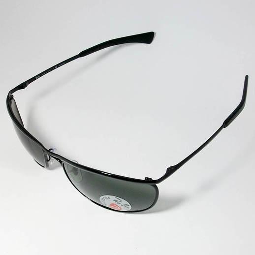 RayBan レイバン 偏光サングラス　OLYMPIAN I DELUXE　オリンピアン アイ デラックス  RB3119M-00258-62　RB3119M-002/58-62　ブラック　偏光グリーン