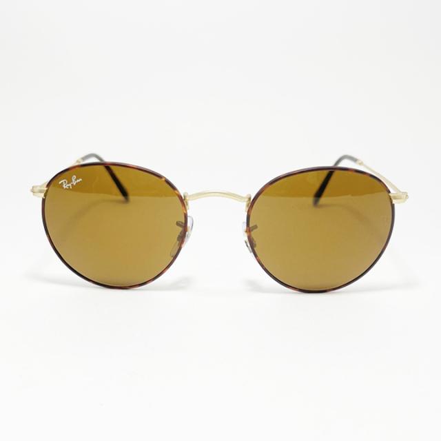 RayBan レイバン RB3447-927533-53  RB3447-9275/33-53  ROUND L ラウンドメタル サングラス マットハバナ マットシルバー