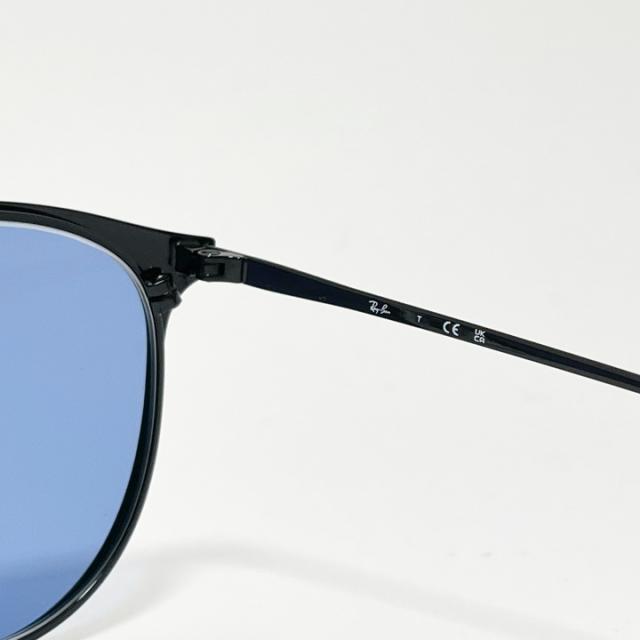 【ReVision × RayBan】レイバン RB3539-751D10 アンティークブルー ERIKA L エリカメタル サングラス ブラック 度付き対応可 軽量・軽快な掛け心地 鼻パッド ReVision × RayBan】レイバン RB3539-751D10 アンティークブルー ERIKA