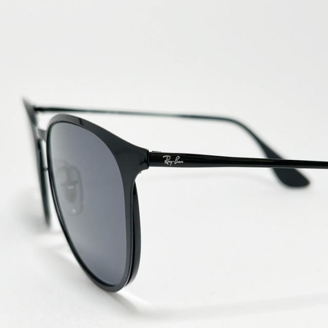 【ReVision × RayBan】レイバン RB3539-751D12 アンティークブラック ERIKA L エリカメタル サングラス ブラック 度付き対応可 軽量・軽快な掛け心地 鼻パッド ReVision × RayBan】レイバン RB3539-751D12 アンティークブラック