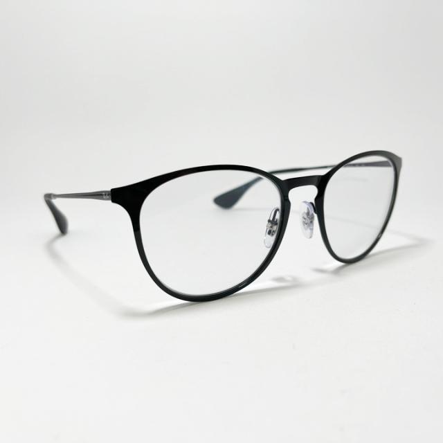 【ReVision × RayBan】レイバン RB3539-751D13 チタニウムクリア ERIKA L エリカメタル サングラス ブラック 度付き対応可 軽量・軽快な掛け心地 鼻パッド ReVision × RayBan】レイバン RB3539-751D13 チタニウムクリア ERIKA