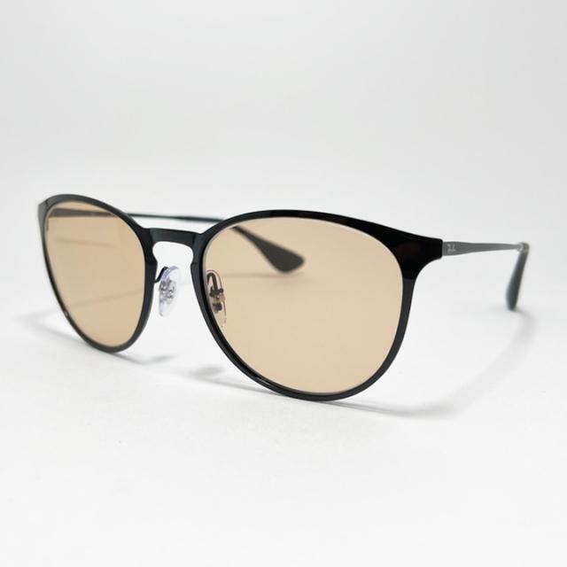 【ReVision × RayBan】 レイバン RB3539-751D2 シャイニーブラウン ERIKA L エリカメタル サングラス ブラック 度付き対応可 軽量・軽快な掛け心地 鼻パッド ReVision × RayBan】 レイバン RB3539-751D2 シャイニーブラウン ERIKA