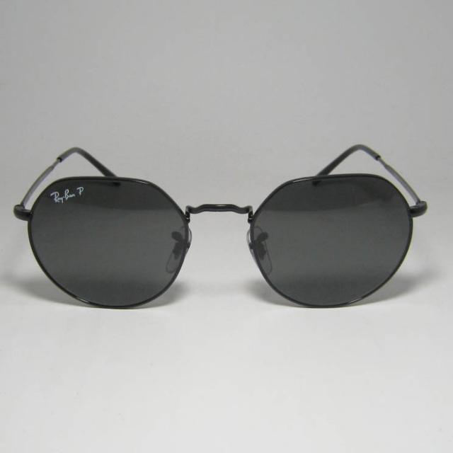 RayBan レイバン 偏光 クラシック  サングラス  JACK ジャック ラウンド  ヘキサゴナル RB3565-00248-53　RB3565-002/48-53  ポリッシュ ブラック
