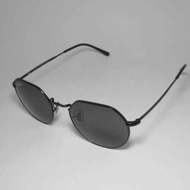 RayBan レイバン 偏光 クラシック  サングラス  JACK ジャック ラウンド  ヘキサゴナル RB3565-00248-53　RB3565-002/48-53  ポリッシュ ブラック