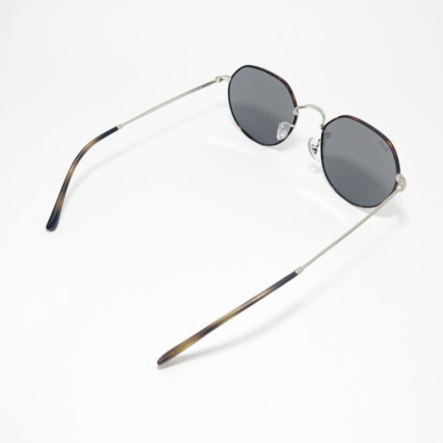 RayBan レイバン サングラス ジャック JACK ラウンド ヘキサゴナル RB3565-9277B1-53 RB3565-9277/B1-53 マットハバナ Matte Havana on Matte Silver レンズダークグレー_3