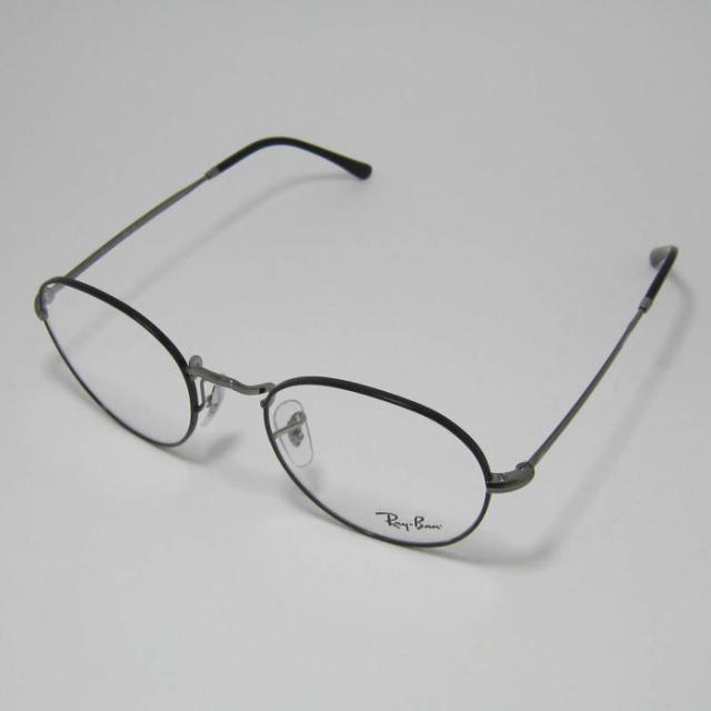 RayBan レイバン クラシック ボストン 眼鏡 メガネ フレーム サングラス RB3582V-3179-49 RX3582V-3179-49 度付可 ブラックオンガンメタル リビジョン製レンズでお好きなサングラス作成可能