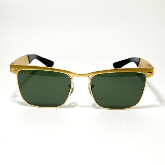 RayBan レイバン ウェイファーラー デラックス Wayfarer Deluxe 眼鏡 メガネ フレーム サングラス RB3875-927633  RB3875-9276/33 度付可 ゴールド グリーン