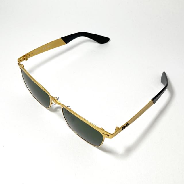 RayBan レイバン ウェイファーラー デラックス Wayfarer Deluxe 眼鏡 メガネ フレーム サングラス RB3875-927633  RB3875-9276/33 度付可 ゴールド グリーン