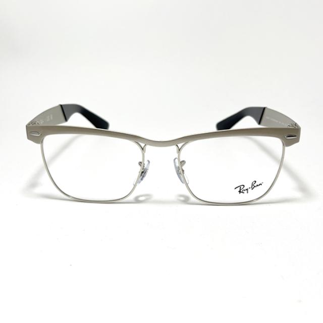RayBan レイバン ウェイファーラー デラックス Wayfarer Deluxe 眼鏡 メガネ フレーム サングラス RB3875V-2538 RX3875V-2538 度付可 マットシルバー 度付、調光、偏光などレンズ交換可能！