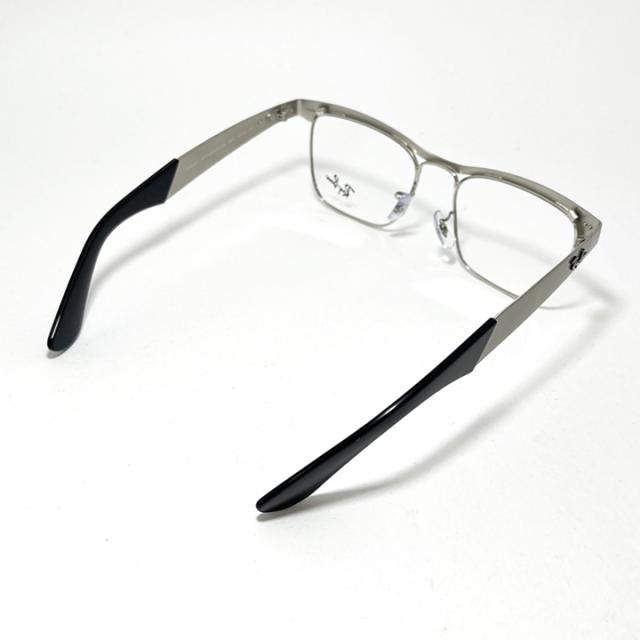 RayBan レイバン ウェイファーラー デラックス Wayfarer Deluxe 眼鏡 メガネ フレーム サングラス RB3875V-2538 RX3875V-2538 度付可 マットシルバー 度付、調光、偏光などレンズ交換可能！