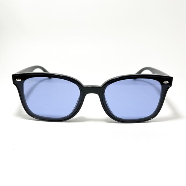 Ray-Ban レイバン サングラス RB4461D-60180  RB4461D-601/80 ブラック ライトブルー 大きいサイズ BIG SIZE メンズ レディース セル 男女兼用モデル Luxottica Japan 日本国内正規品