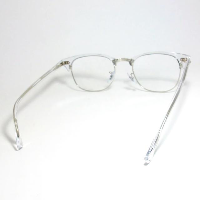 [ Ray-Ban ]　レイバン 調光サングラス RB5154-2001-53　RX5154-2001-53 グレー/ブルー/ブラウン/グリーン 色が変わる調光レンズ 眼鏡 メガネ フレーム クラブマスター クリア × シルバー 銀 日本国内正規品
