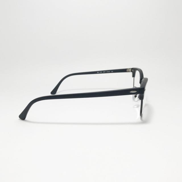RayBan レイバン 眼鏡 メガネ フレーム CLUBMASTER クラブマスター RB5154-2077-49 RX5154-2077-49 度付可 マットブラック/ブラック リビジョン製レンズでお好きなサングラス作成可能