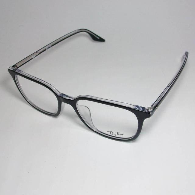 RayBan レイバン 軽量 眼鏡 メガネ フレーム RB5406F-2034-54 RX5406F-2034-54 度付可　ブラック　クリア